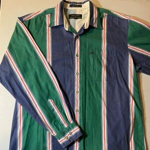 Vintage Colours by Alexander Julian Button Down Shirt M Cotton